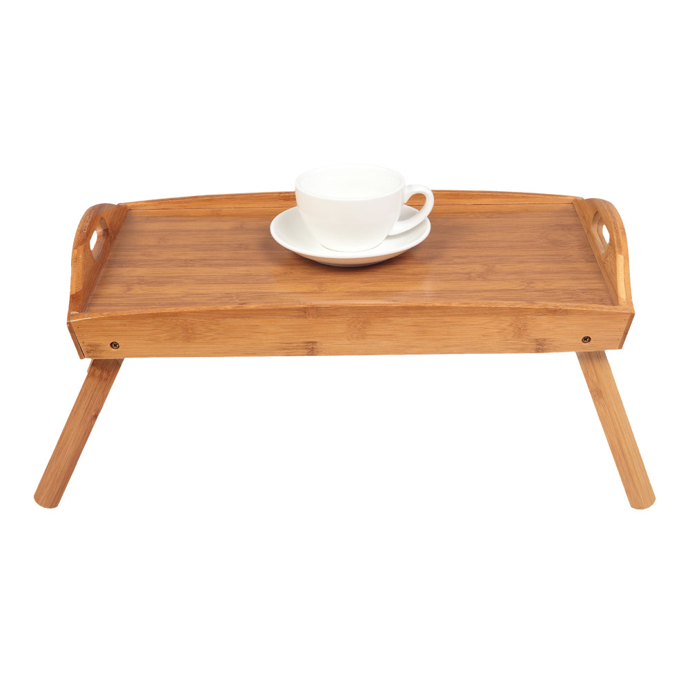 Foldable Curved Breakfast Tray Burlywood