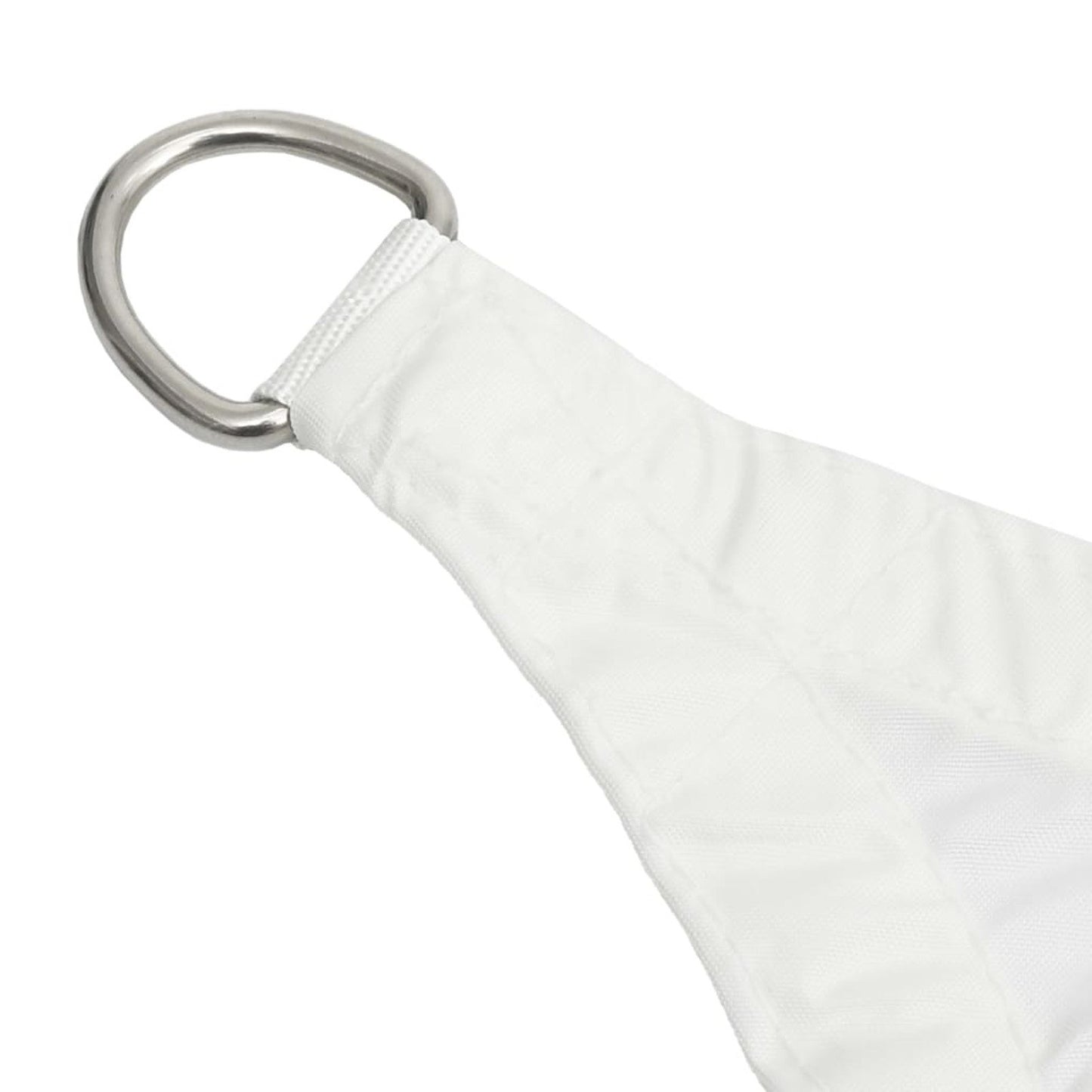 Rectangular sail canopy in white oxford cloth 2x5 m
