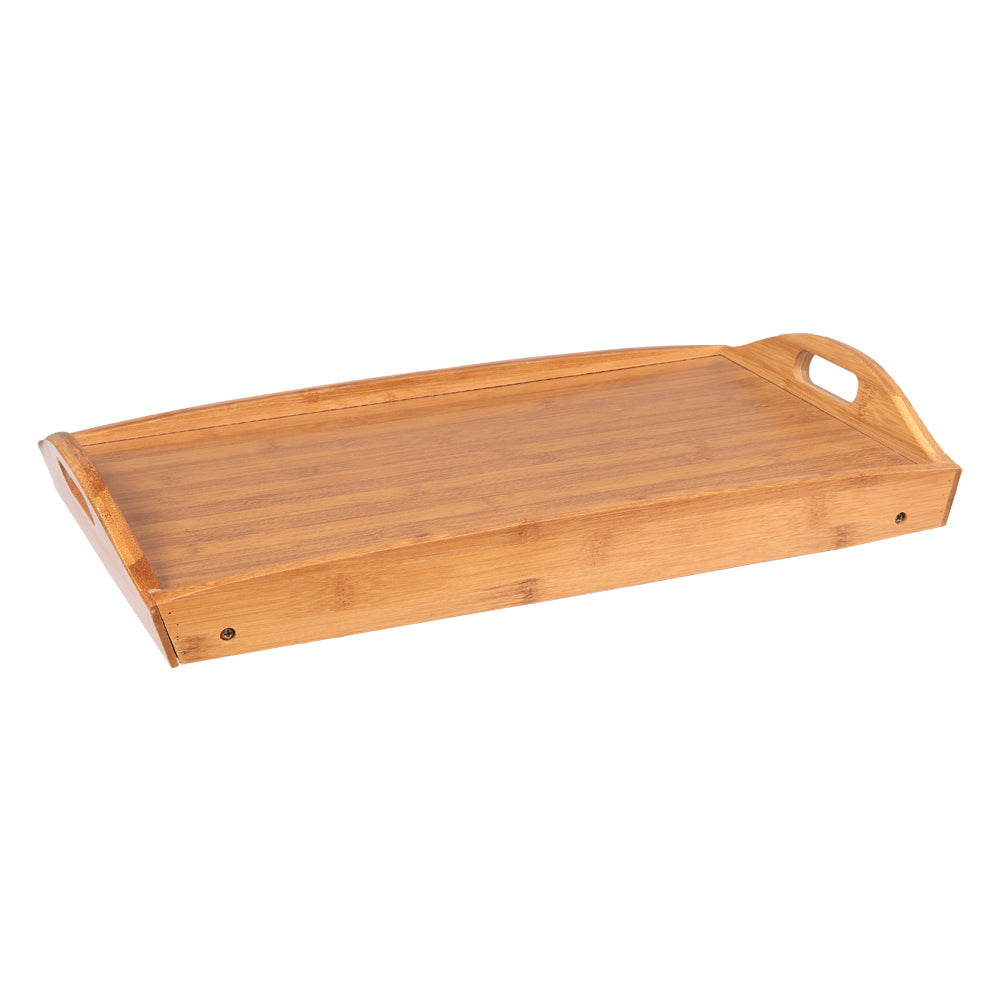 Foldable Curved Breakfast Tray Burlywood