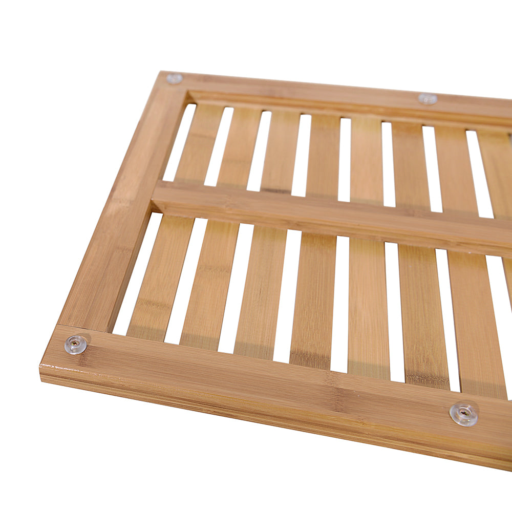 Bamboo Floor & Bath Mat Wood Color