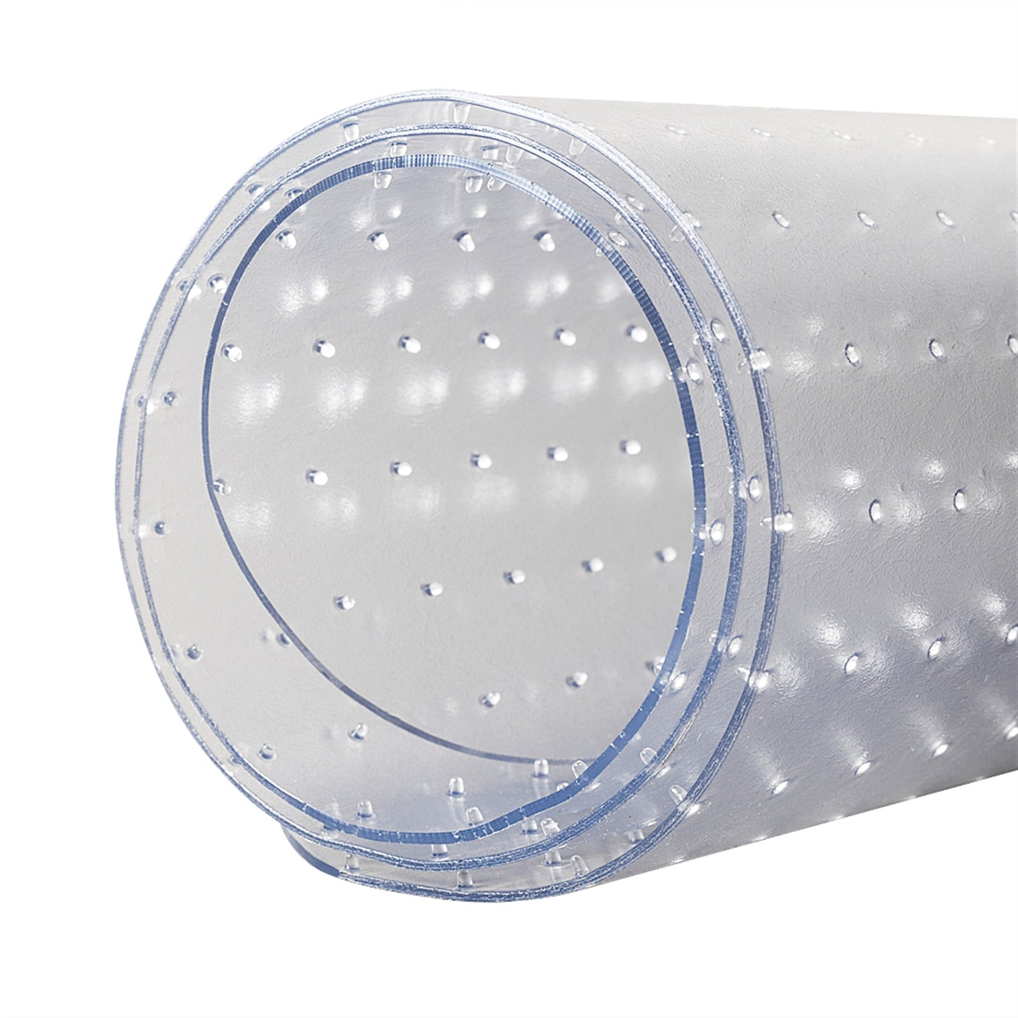 90 x 120 x 0.25cm PVC Home-use Protective Mat Chair Pad with Nail for Floor Chair Transparent