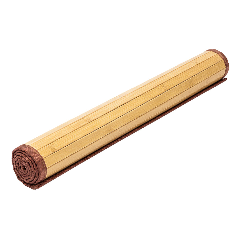 21"*34" Non-sliding Waterproof Bamboo Floor Mat Natural