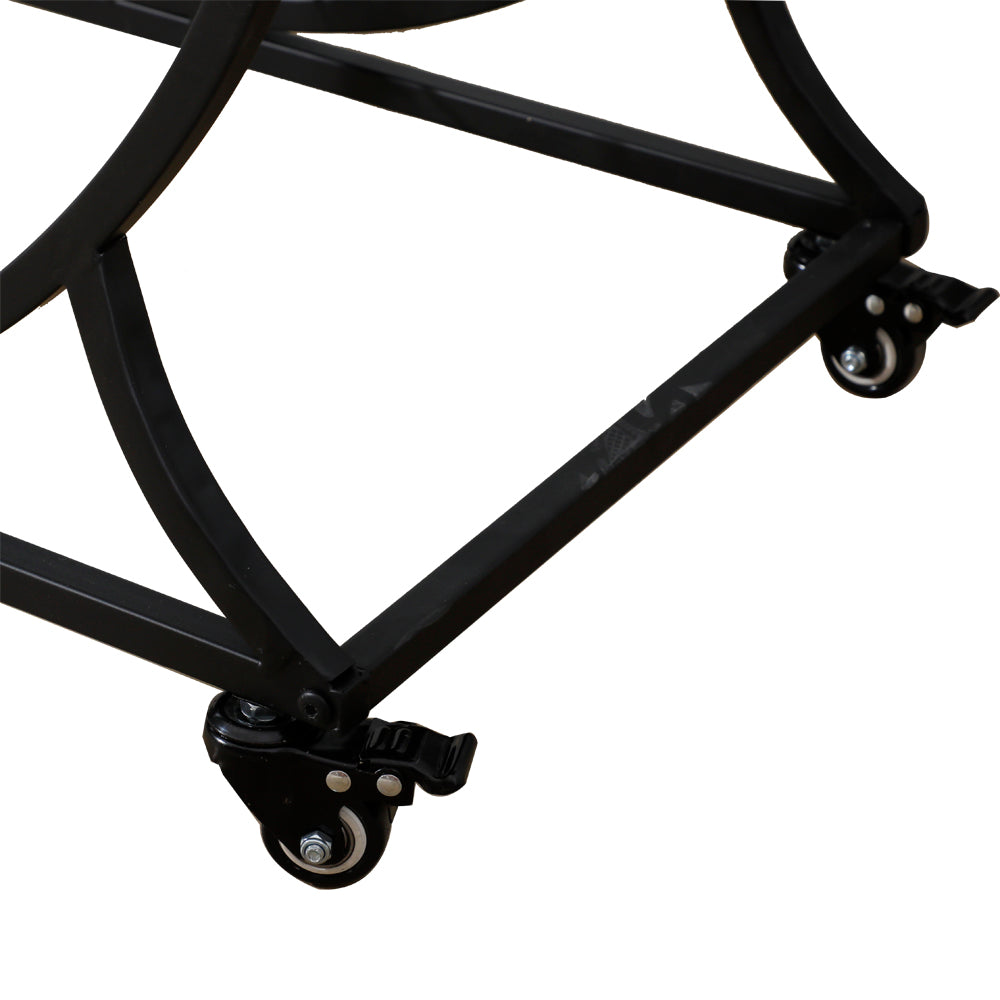 Wine Rack Cart with Glass Holder