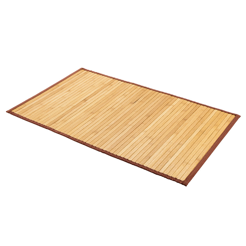 21"*34" Non-sliding Waterproof Bamboo Floor Mat Natural