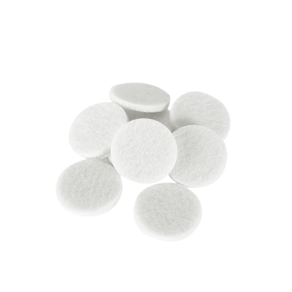 Round Felt Furniture Pads Surface Protection 3 Sizes 76 PCS White