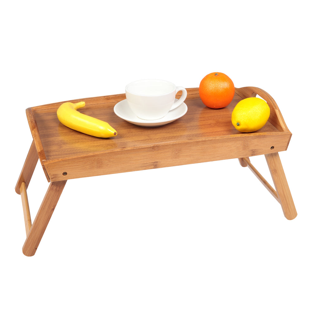 Foldable Curved Breakfast Tray Burlywood