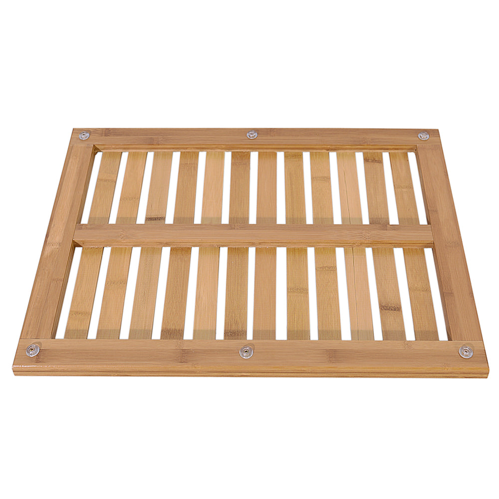 Bamboo Floor & Bath Mat Wood Color