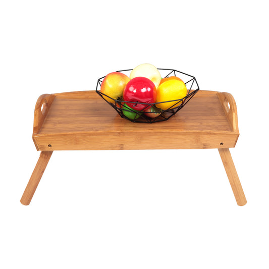 Foldable Curved Breakfast Tray Burlywood