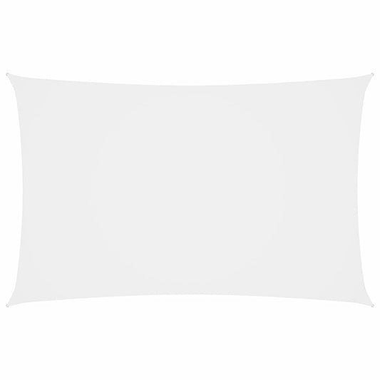 Rectangular sail canopy in white oxford cloth 2x5 m