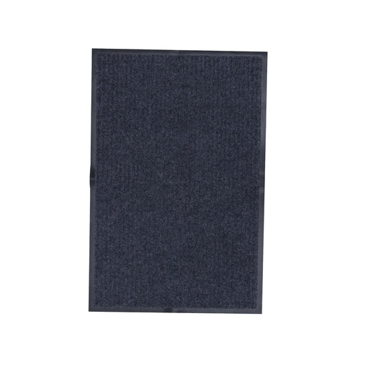 Non-Slip Double Striped Carpet Durable Door Mat Soft Absorbent Mat Polypropylene Floor Carpet Dust Removal Absorbent Carpet for Bedroom Supermarket Balcony Nursery