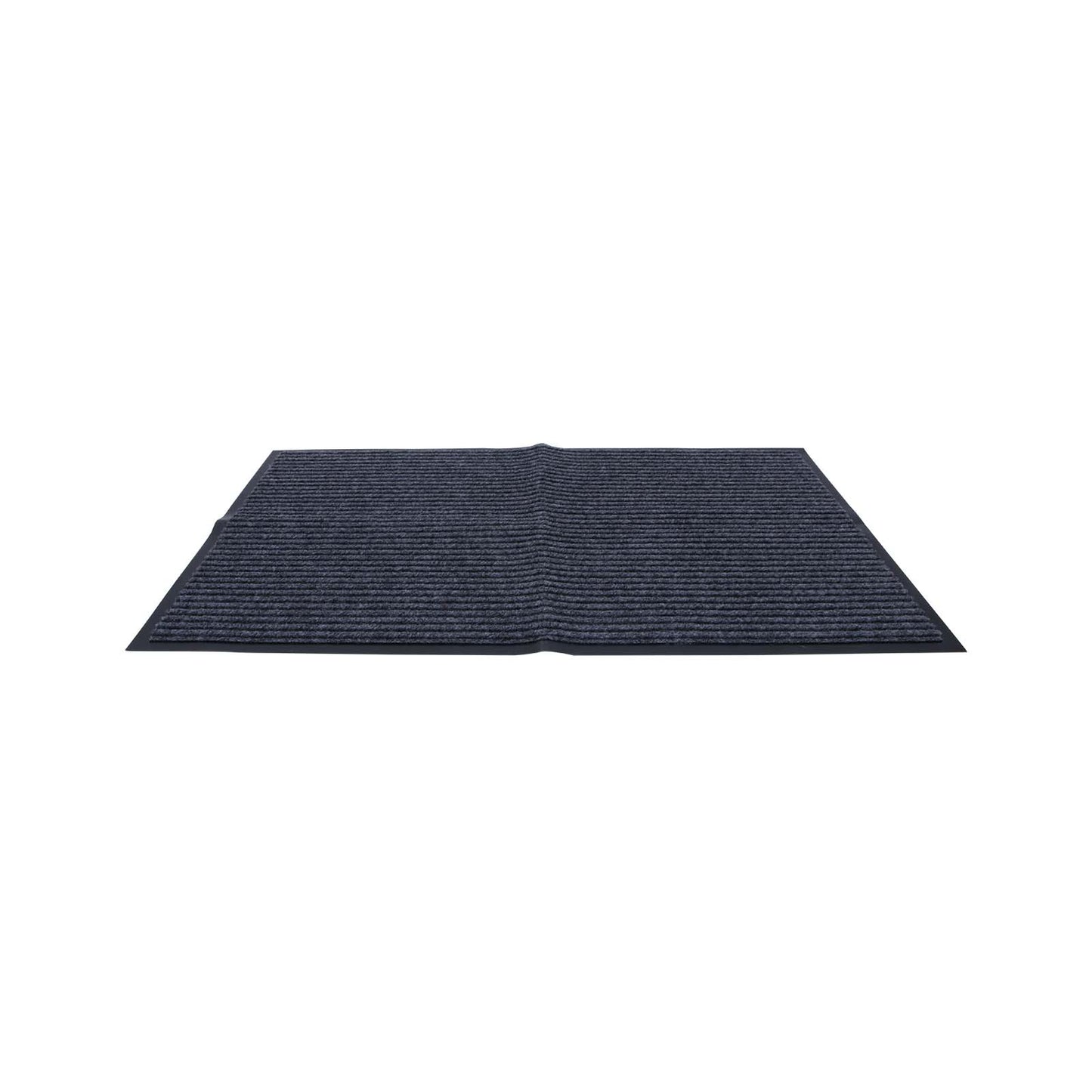 Non-Slip Double Striped Carpet Durable Door Mat Soft Absorbent Mat Polypropylene Floor Carpet Dust Removal Absorbent Carpet for Bedroom Supermarket Balcony Nursery